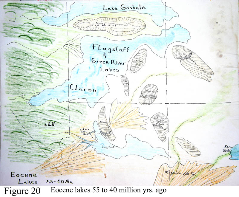 Eocene Lakes 55-40 Million Years Ago