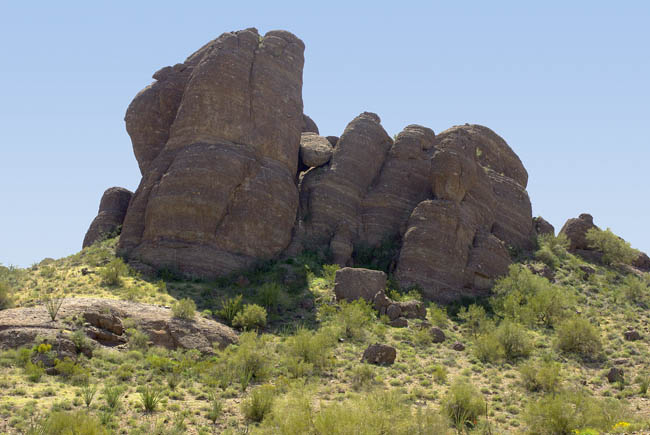Locomotive Rock seen from the North